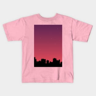 Night city Kids T-Shirt